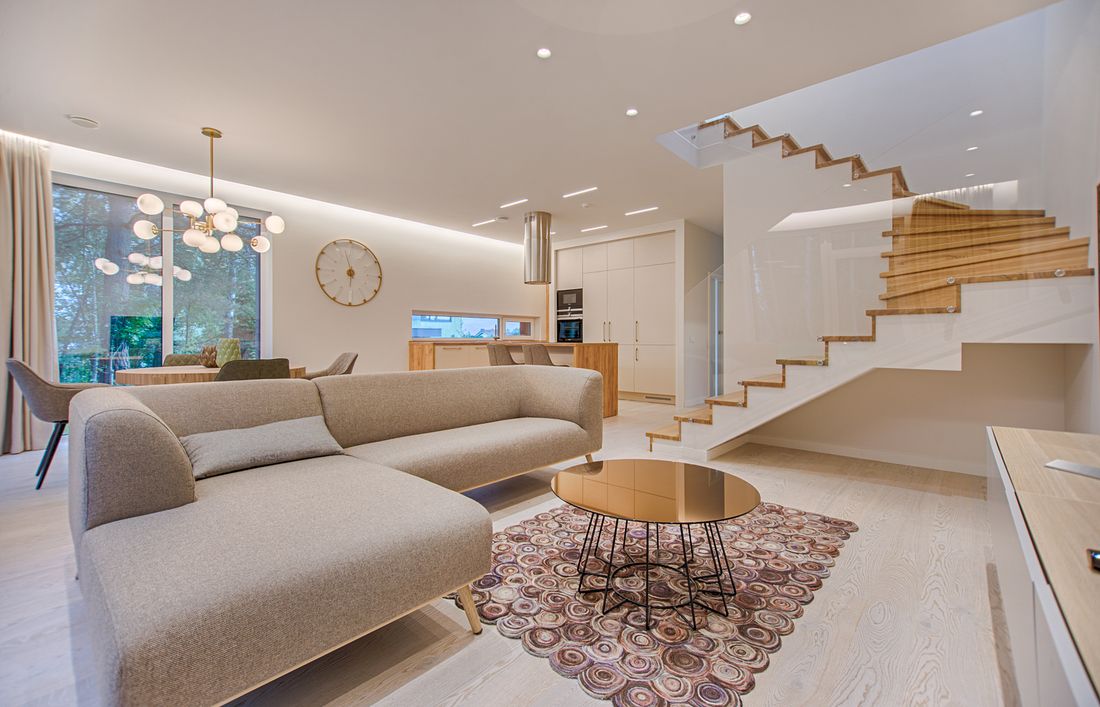 Tidy living room